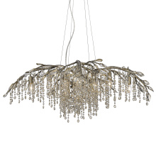 Golden 9903-12 MG - Golden Lighting Autumn Twilight 12-light Chandelier in Mystic Gold
